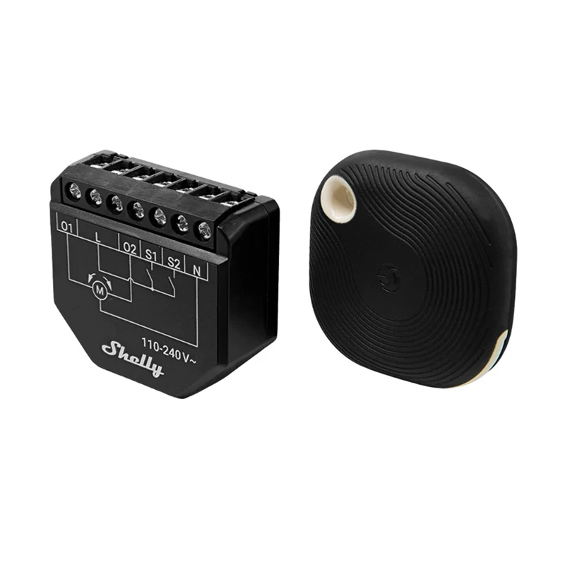 Control de persiana WiFi Shelly Shutter BLU (Shelly_Shutter_BLU_1) botón Bluetooth, carcasa robusta
