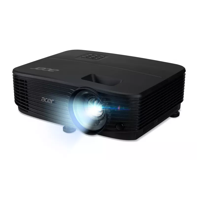 Proyector de tiro estándar Acer X1229HP – DLP, XGA (1024x768), 4800 lúmenes ANSI, lámpara de 210 W, negro, 2,4 kg
