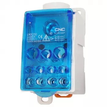 Caja de conexiones HiSmart NV821792 unipolar 250A para sistemas solares/energéticos