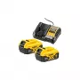 Set de batería y cargador DeWALT DCB1104P2 18 V 5,0 Ah (2 baterías, cargador)