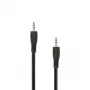 Cable de audio SBOX 3.5 mm conector macho a conector macho 0,5 m negro