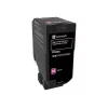 Lexmark - alto rendimiento - magenta - original - cartucho de tóner LCCP, LRP - para Lexmark CX725de, CX725dhe, CX725dthe (84C2HM0)