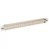 Tripp N254-048-SH-6A 48 puertos 1 U montaje en rack panel de conexiones Cat6a STP blindado pasante - RJ45 Ethernet - TAA - 10 Gigabit Ethernet - RJ-45 - Cat6a - plata - blanco - instalación en rack
