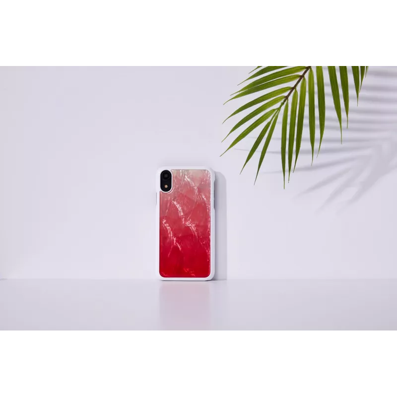 Funda para smartphone iKins para iPhone XR – pink lake y blanca