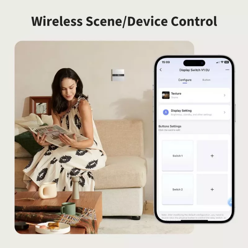AQARA Display Switch V1 (WS-K02D) - interruptor Zigbee con pantalla