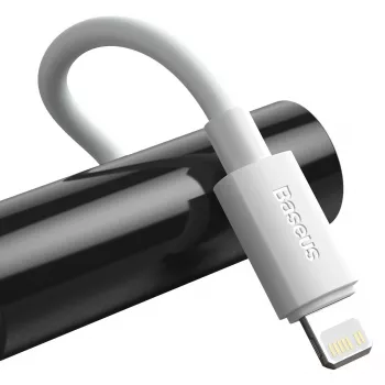 Kit de cables de datos Baseus Simple Wisdom USB-C a Lightning PD 20W (2 uds./set) 1,5m blanco