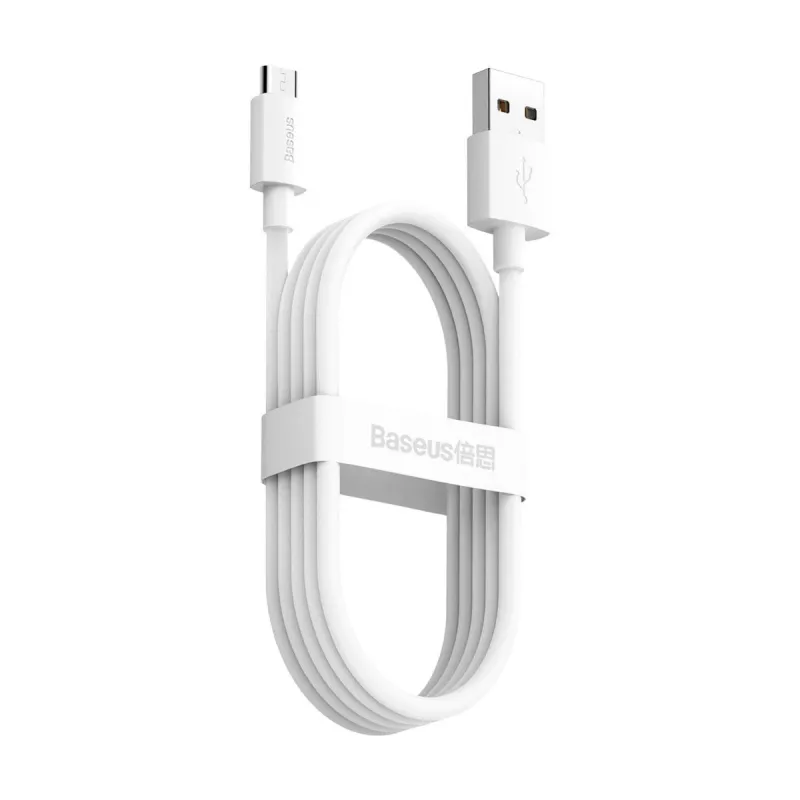 Cable USB-A a Micro-USB-B Baseus TZCAMZJ-02 1,5 m blanco