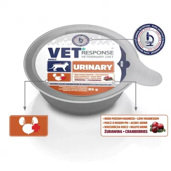 VET RESPONSE Urinary - Comida húmeda para gatos - 85 g