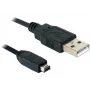 Cable USB DeLOCK 2.0 mini 4 pines Hirose 1,5 m