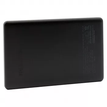 Batería portátil RealPower PB-5000 MAG 5000 mAh, carga inalámbrica, USB-C, 20 W, negro