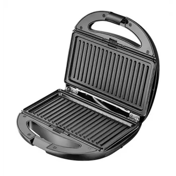 Sandwichera Adler AD 3040 1200 W negra, gris