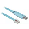 Adaptador Delock USB 2.0 Type-A conector macho a serie RS-232 RJ45 conector macho 2 m azul