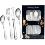 Set de cubiertos ritzenhoff & breker Waldtiere — 4 piezas de acero inoxidable con motivos de animales