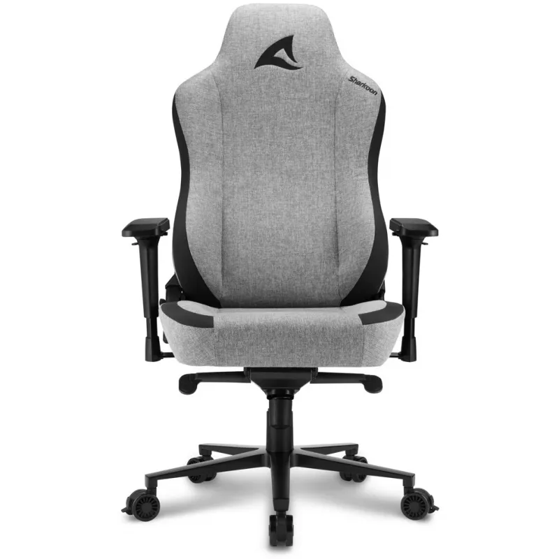 Silla gaming Sharkoon SKILLER SGS40 tejido con asiento y respaldo acolchados gris