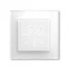 Termostato de pared de cristal Homematic IP 161333A0 con sensor de CO2, RF digital, 230 V, 54,5×54,5×29 mm
