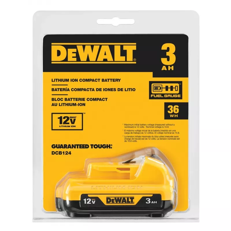 DeWALT DCB124-XJ batería y cargador para herramientas inalámbricas