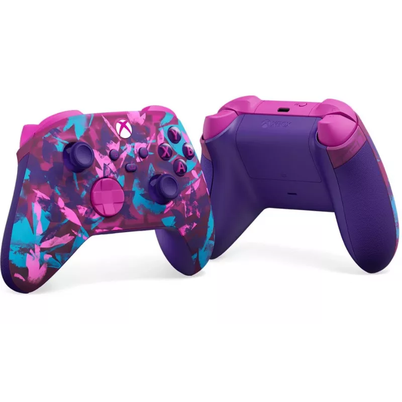 Microsoft Xbox Wireless Controller Heart Breaker Special Edition EP2-29568, Bluetooth, pilas AA, hasta 40 h, azul/rosa/morado
