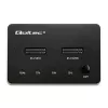 Qoltec 52274 Base de acoplamiento para SSD M.2 | NVMe | SATA | USB-C | DUAL 2 x 2TB