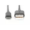 Cable de conexión Assmann USB 2.0. Type-A - Micro B M/M. 1,0 m. Conforme USB 2.0. UL. bl (AK-300110-010-S)