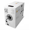 Cable de red Solarix SXKD-5E-UTP-PE UTP CAT5E 305m Negro