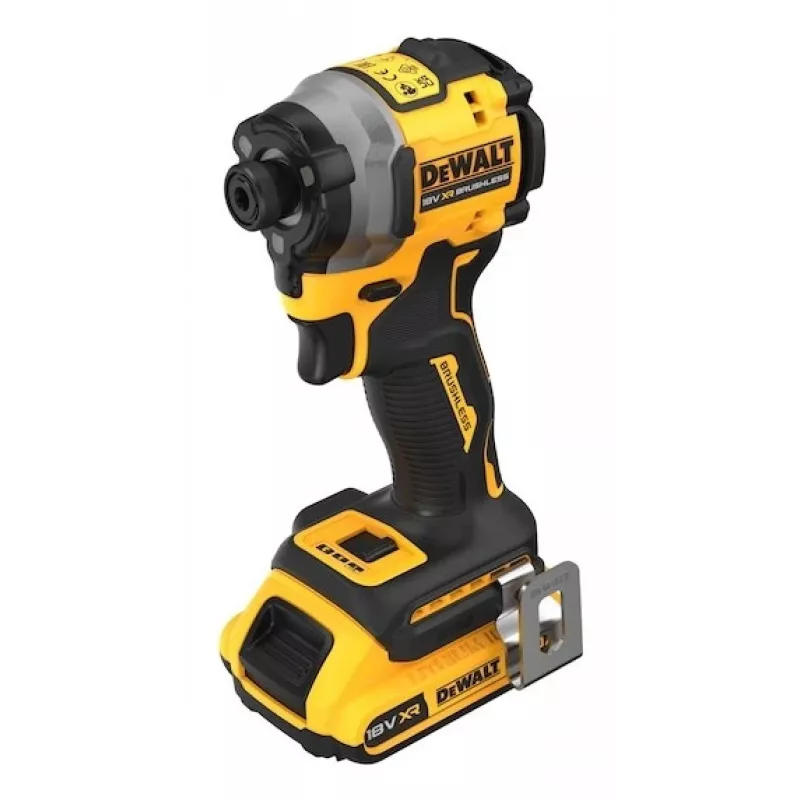 Atornillador de impacto 18v 3 velocidades; 208nm; maletín; 2x2ah