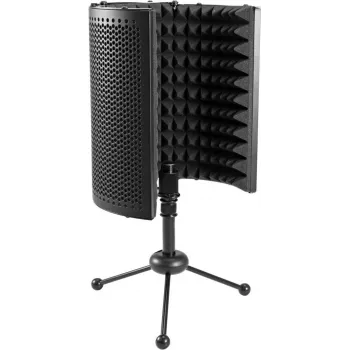 Sistema amortiguador de micrófono Omnitronic AS-04 pie plegable