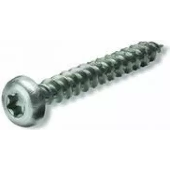 Tornillo Cimco 191228 — acero galvanizado, para placas de fibra, 45 mm de longitud, 4,5 mm de diámetro de rosca, 1 ud.
