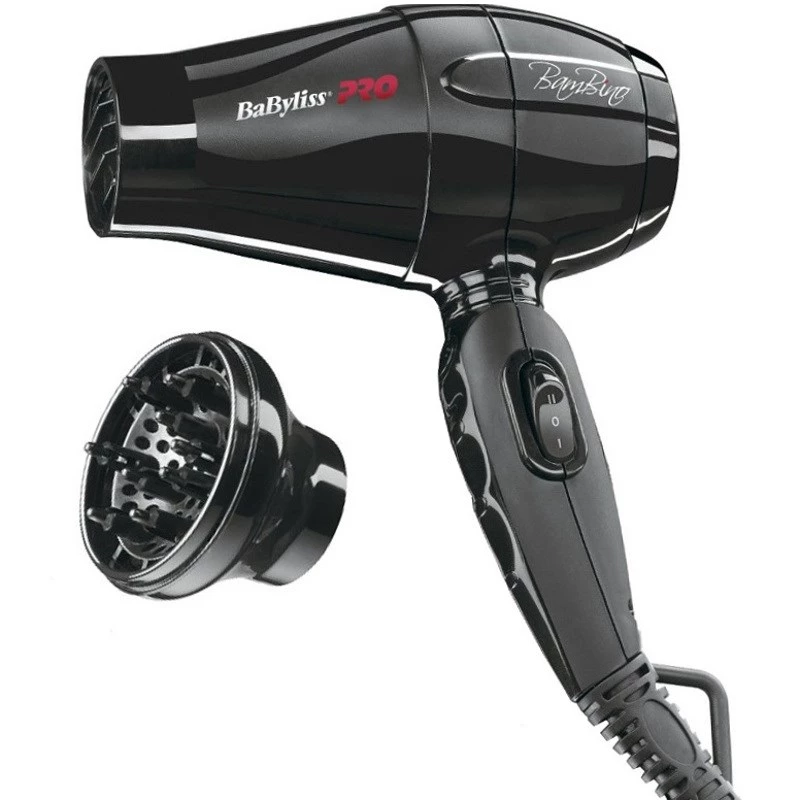 Secador de pelo BaByliss PRO BamBino BAB5510E secador de viaje compacto ligero