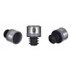 Bomba de conservación de vino ZWILLING FRESH & SAVE – cabezal de bomba para tapones de vacío, gris, Ø 3 cm, altura 40 mm, set de 3 unidades