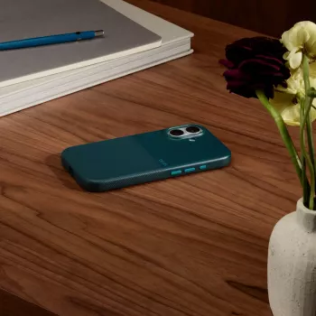 Funda robusta para móvil Apple Beats para iPhone 17 con MagSafe y control de cámara, azul, compatible con pantalla de 16 cm (6,3 pulgadas)