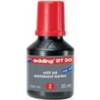 Recambio de rotulador Edding BT 30, rojo, 30 ml, tinta de recarga para la serie Edding BT