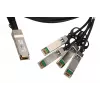 Cable DAC QSFP+ Extralink 40 Gbit/s a 4×10 Gbit/s, 3 m, 30AWG, conector macho QSFP+–conector macho