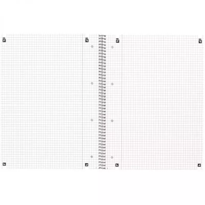 Oxford College cuaderno A4, 80 hojas, cuadriculado con margen interior, 90 g/m², azul (100050358)