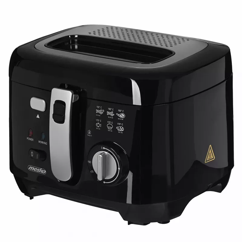 Freidora Mesko Home MS 4908 Single 2,5 L 1800 W negro gris