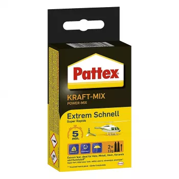 Pattex adhesivo de dos componentes Power Mix, 2 uds. × 12 g