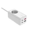 Adaptador de alimentación FIXED FIXCS65-1.5-WH con 2× USB-C PD 65 W y 2× conectores USB-A