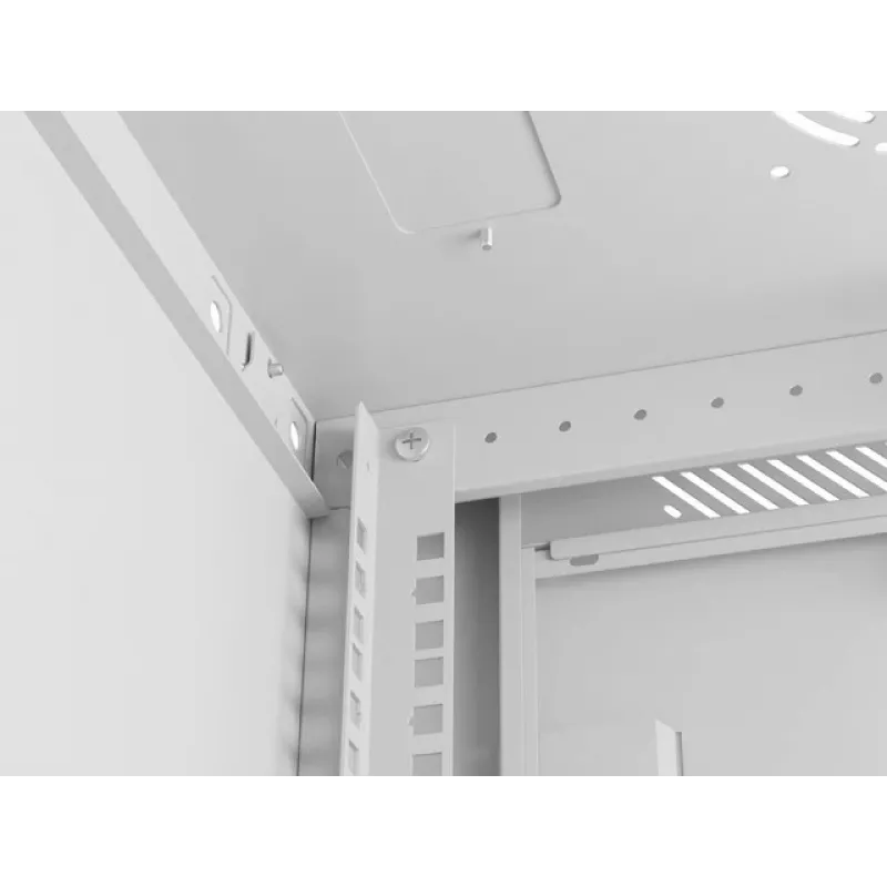 Armario rack LANBERG WF01-6404-23S 19 pulgadas 4U gris con puertas perforadas