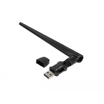 Adaptador USB Lanberg Tarjeta de red WLAN NC-0900-WIE USB 2.0 Dualband AX900 1X antena externa