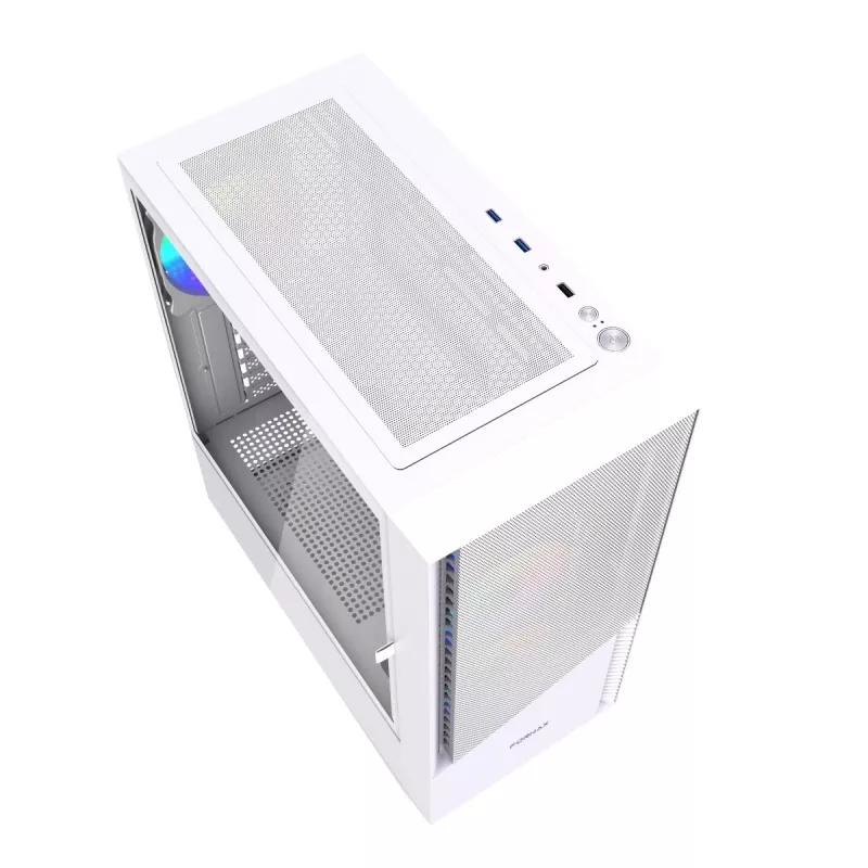 Caja PC semitorre Fornax 4300 ATX blanca