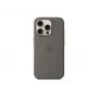 Apple iPhone 16 Pro Funda de silicona con MagSafe - Gris piedra