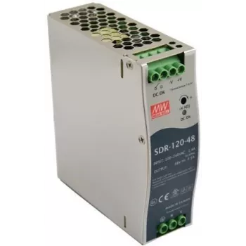 Fuente de alimentación conmutada Pulsar SDR-120-48 para carril DIN