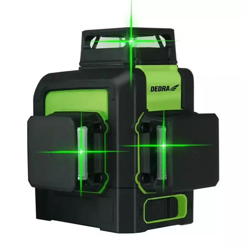 Nivel láser Dedra MC0904 Verde — 30 m de alcance, haz verde, diseño compacto