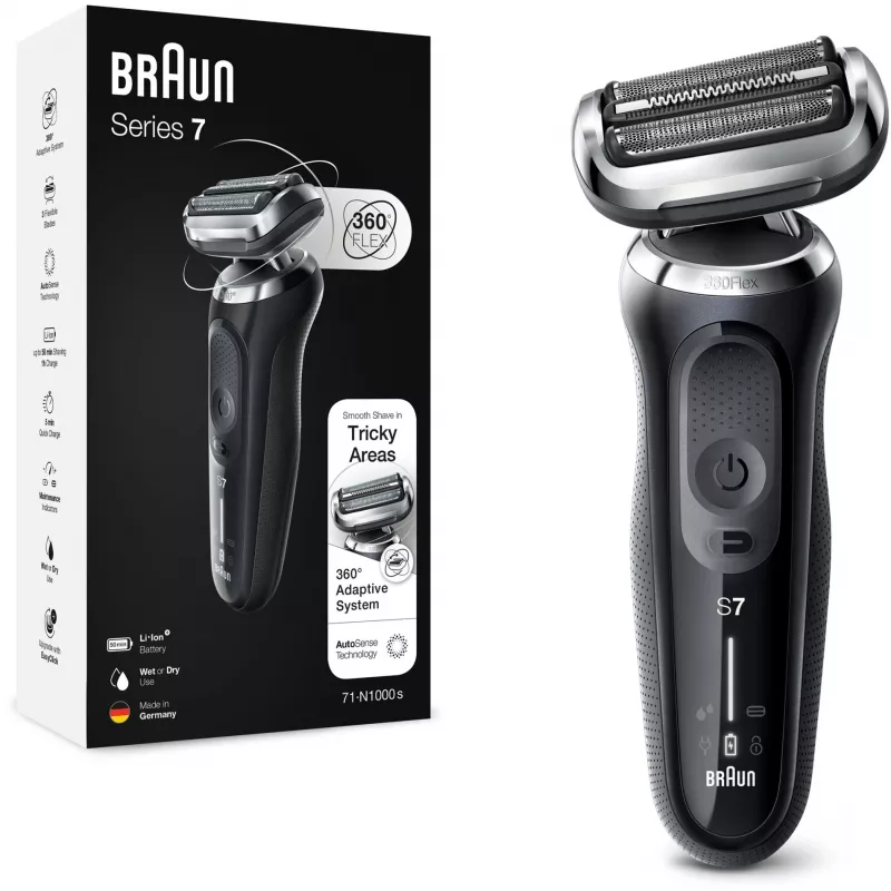 Braun Series 7 71-N1000s Afeitadora de lámina negra