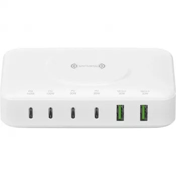 Organizador estación de carga de pie 4smarts 540570 blanco 100W