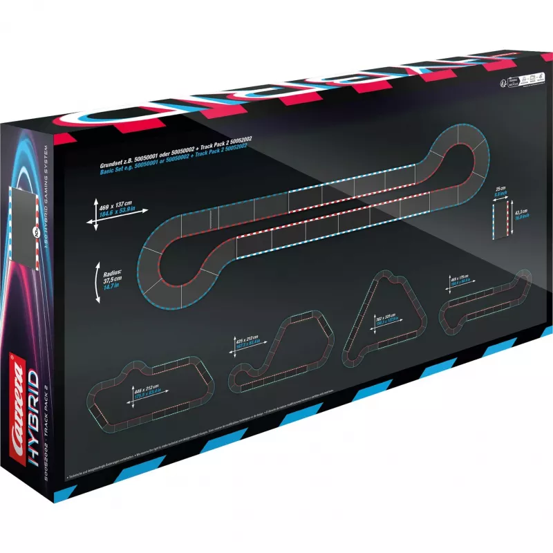 Pack de ampliación de circuito Slotcar CARRERA Hybrid Track Pack 2 ampliación / set de coche