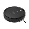 Robot aspirador TEESA Smart VAC 2 — redondo, negro, potencia de succión 1000 Pa, batería Li 9,6 V/2000 mAh, depósito de polvo 0,2 l, WLAN, retorno automático