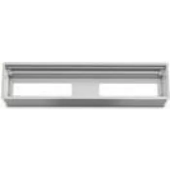 Kindermann 7449000200 Panel de módulos para 4 placas, vacío, marco de panel de conexión de mesa empotrable, aluminio