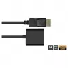 Adaptador DisplayPort macho a DVI-I 24+5 hembra, 1080P @60Hz, contactos dorados, aprox. 20cm, Good C (DP-AD10)