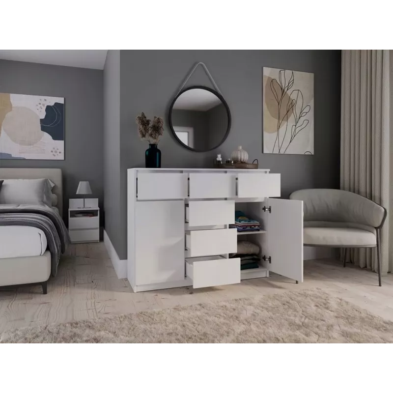 Cómoda MALWA 2D6S blanca