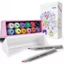 Rotuladores de doble punta Arrtx Oros, 12 colores, tonos pastel, rotuladores de doble punta